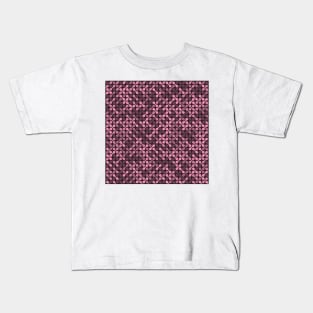 Metaballs Pattern (Rose Gold) Kids T-Shirt